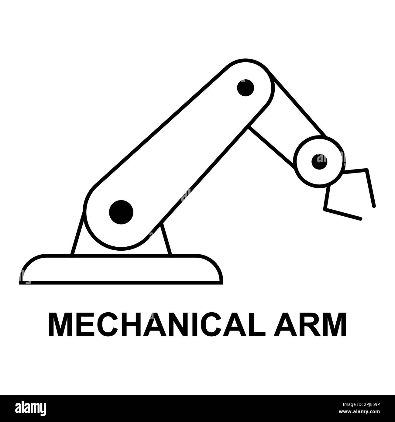 Geometry of the robotic arm modified on the basis of Semini et al   Download Scientific Diagram