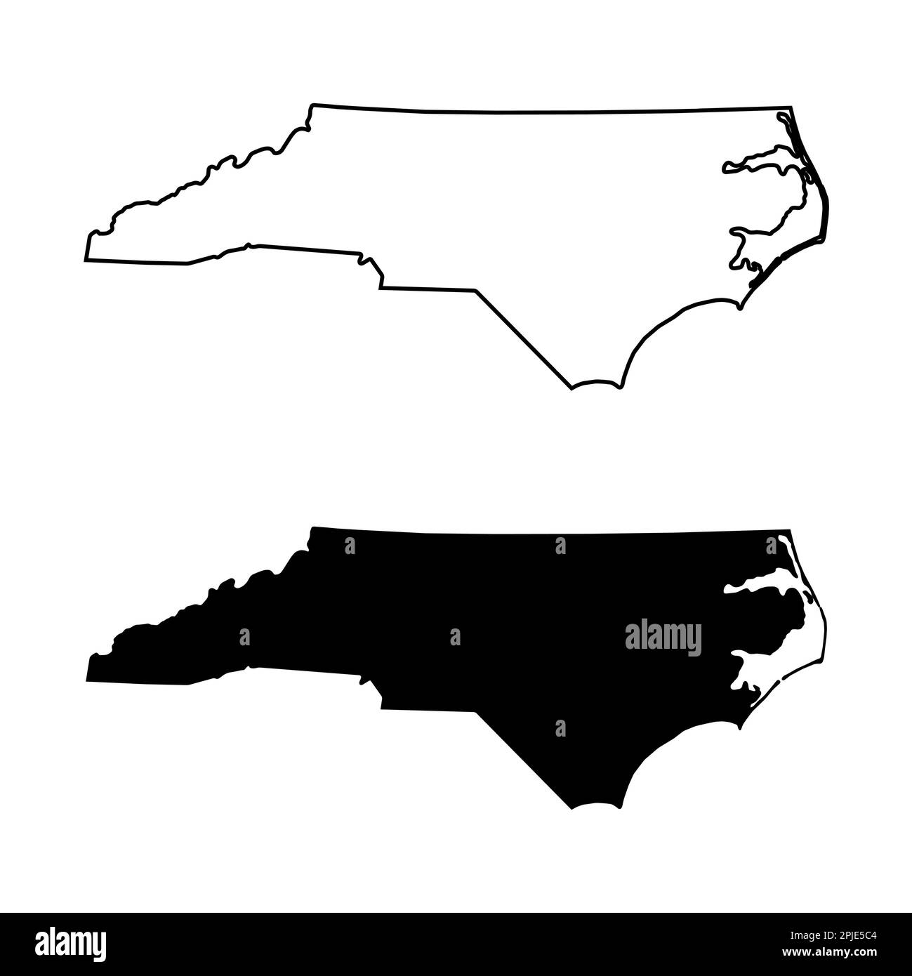 Set Of North Carolina Map United States Of America Flat Concept set-of-north-carolina-map-united-states-of-america-flat-concept
