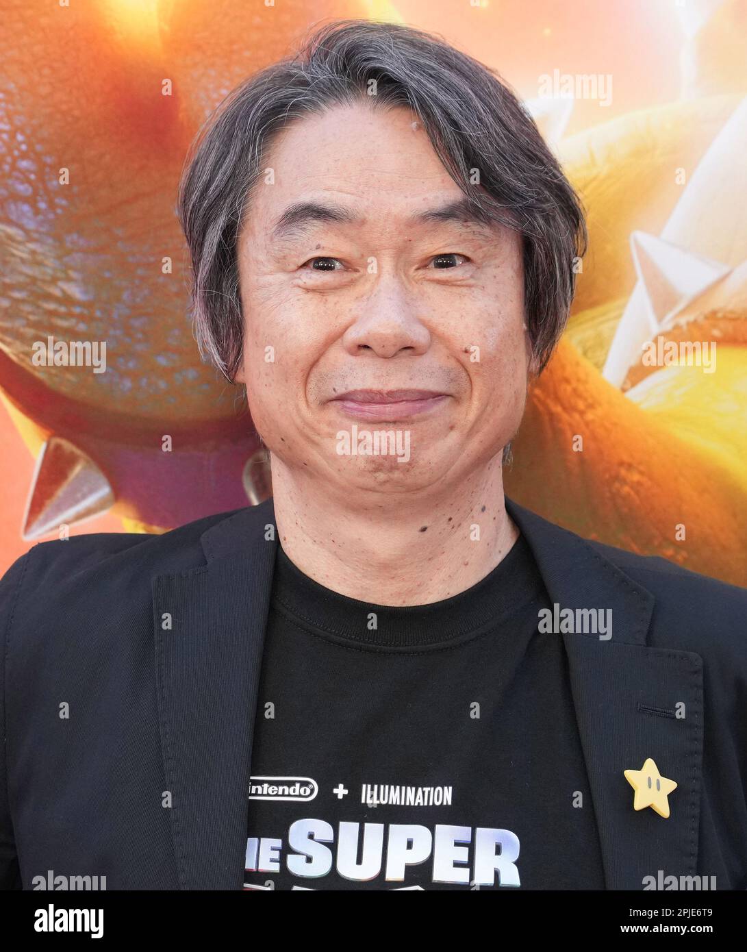 Shigeru Miyamoto 04/01/2023 The Special Screening of The Super Mario Bros,  Stock Photo, Picture And Rights Managed Image. Pic. PLX-34511-150HNW