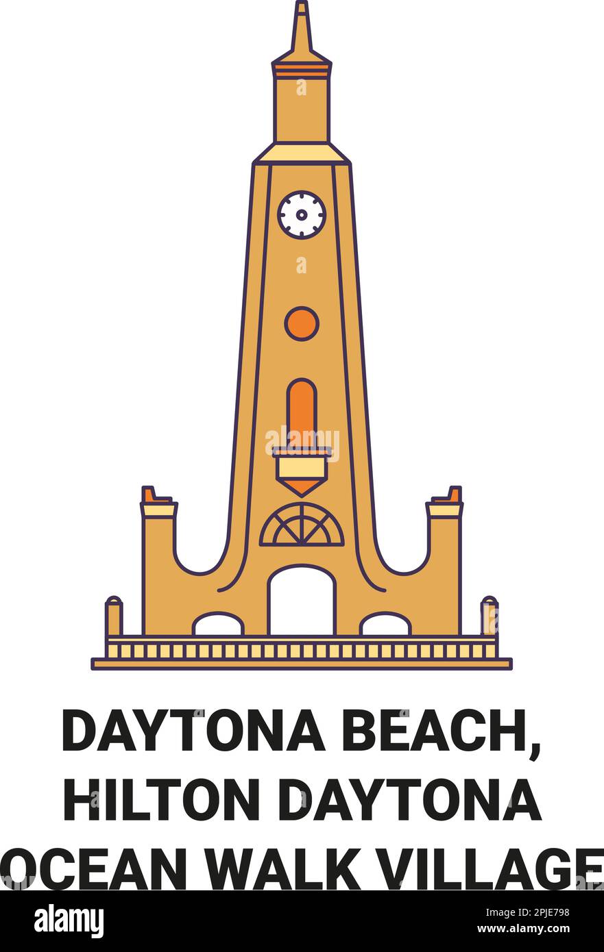 Usa, Daytona Beach, Hilton Daytona Beach Resort Ocean Walk Village