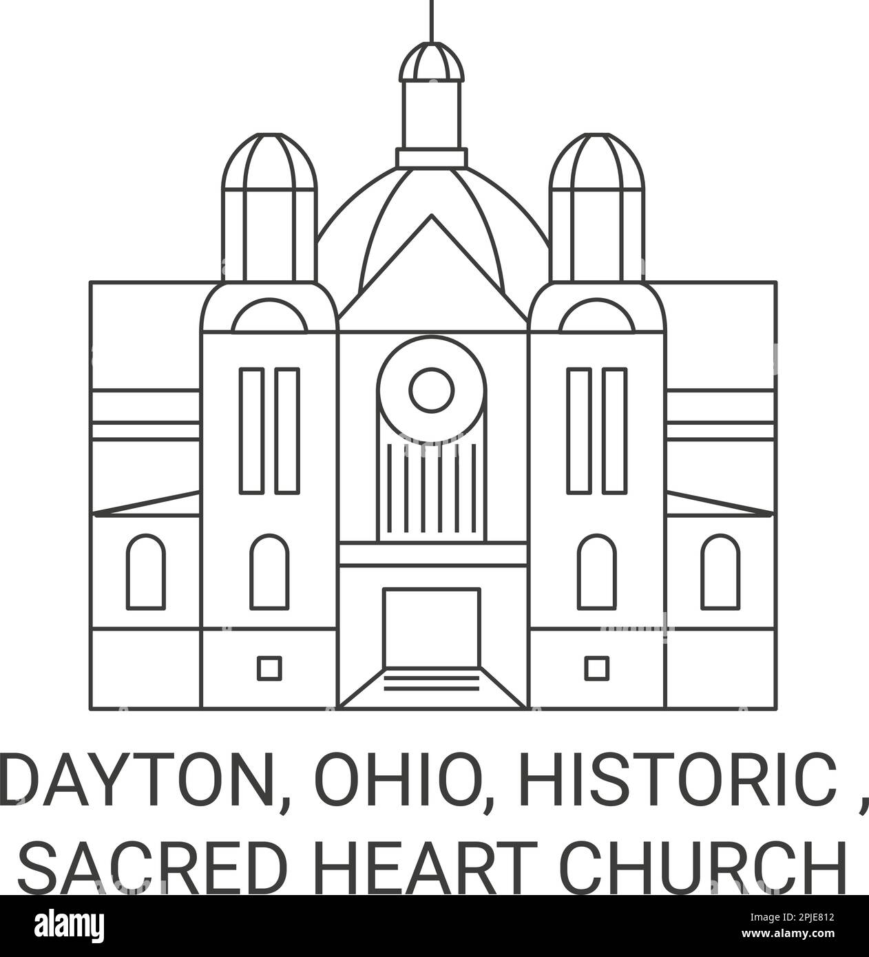 United States, Dayton, Ohio, Historic , Sacred Heart Church travel