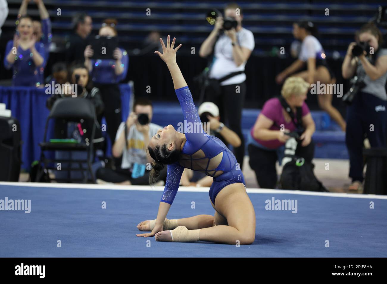 Los Angeles, CA. 1st Apr, 2023. Emma Malabuyo (UCLA) Competes On The ...