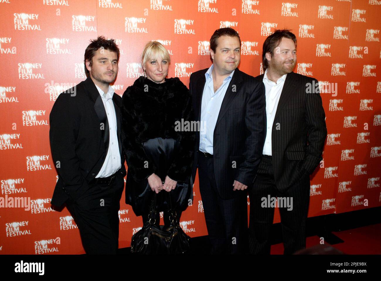 Australian directors (from left) Justin Rosniak, Anne Robinson, Daniel Craige, Anthony Hayes at the Sydney Film Festival opening night gala. State Theatre, Sydney, Australia. 08.06.07. Stock Photo