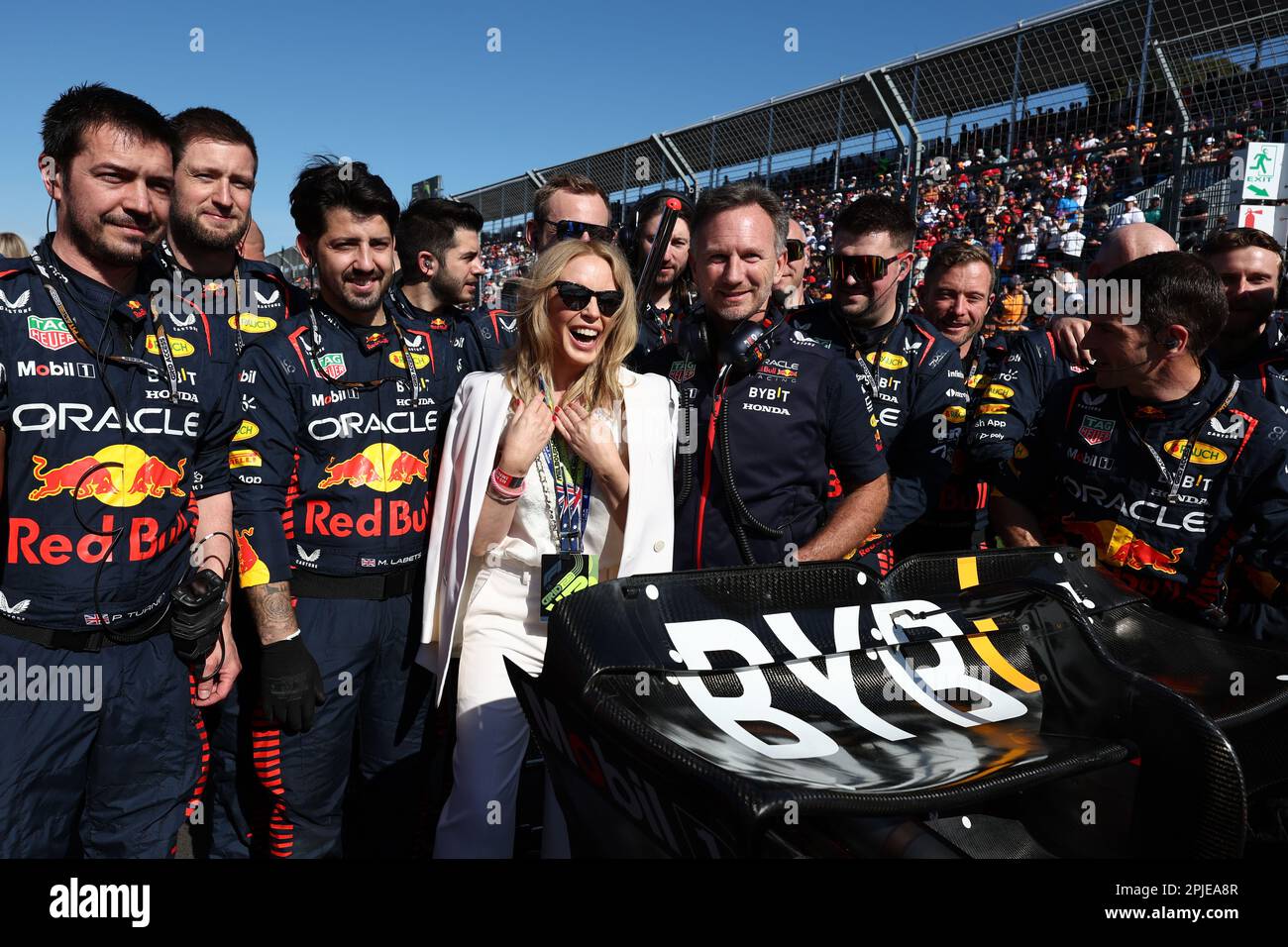 Melbourne, Australia. 02nd Apr, 2023. Kylie Minogue (AUS) Singer with