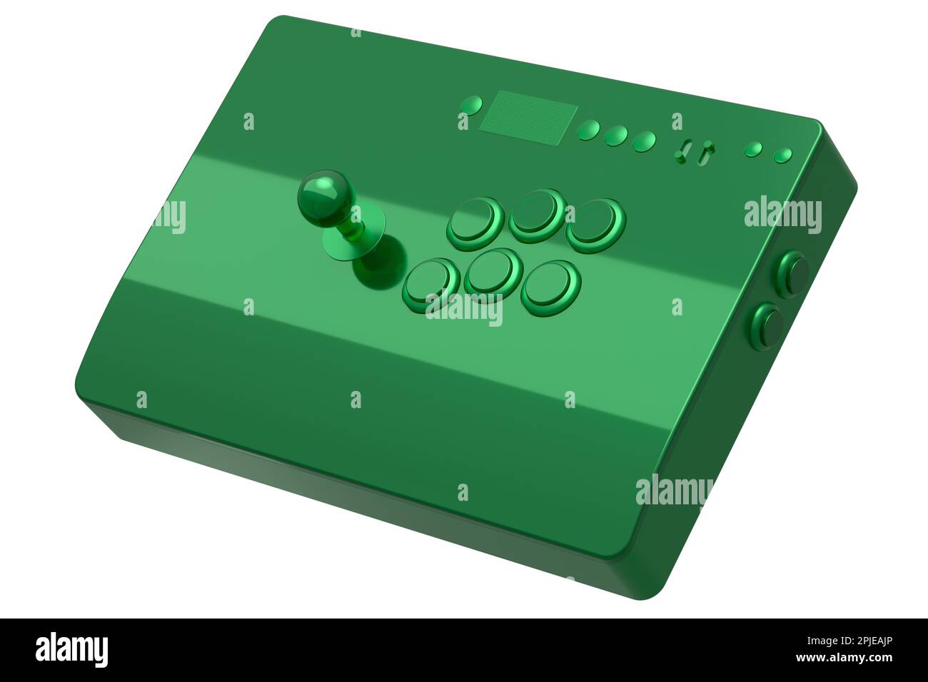 Vintage arcade stick with joystick and tournamentgrade buttons with