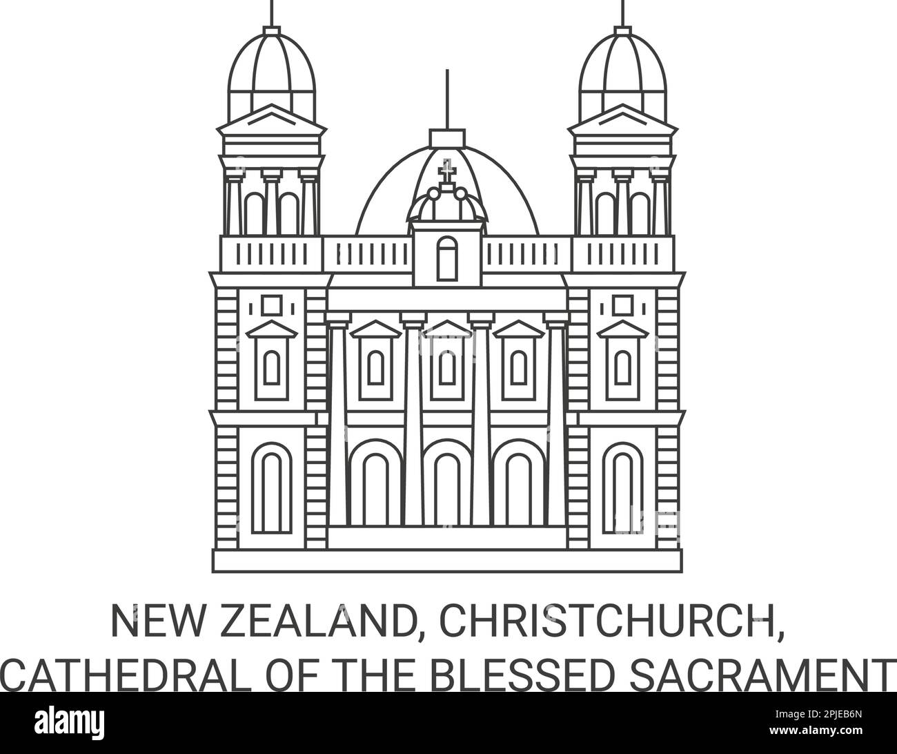 New Zealand, Christchurch, Cathedral Of The Blessed Sacrament travel