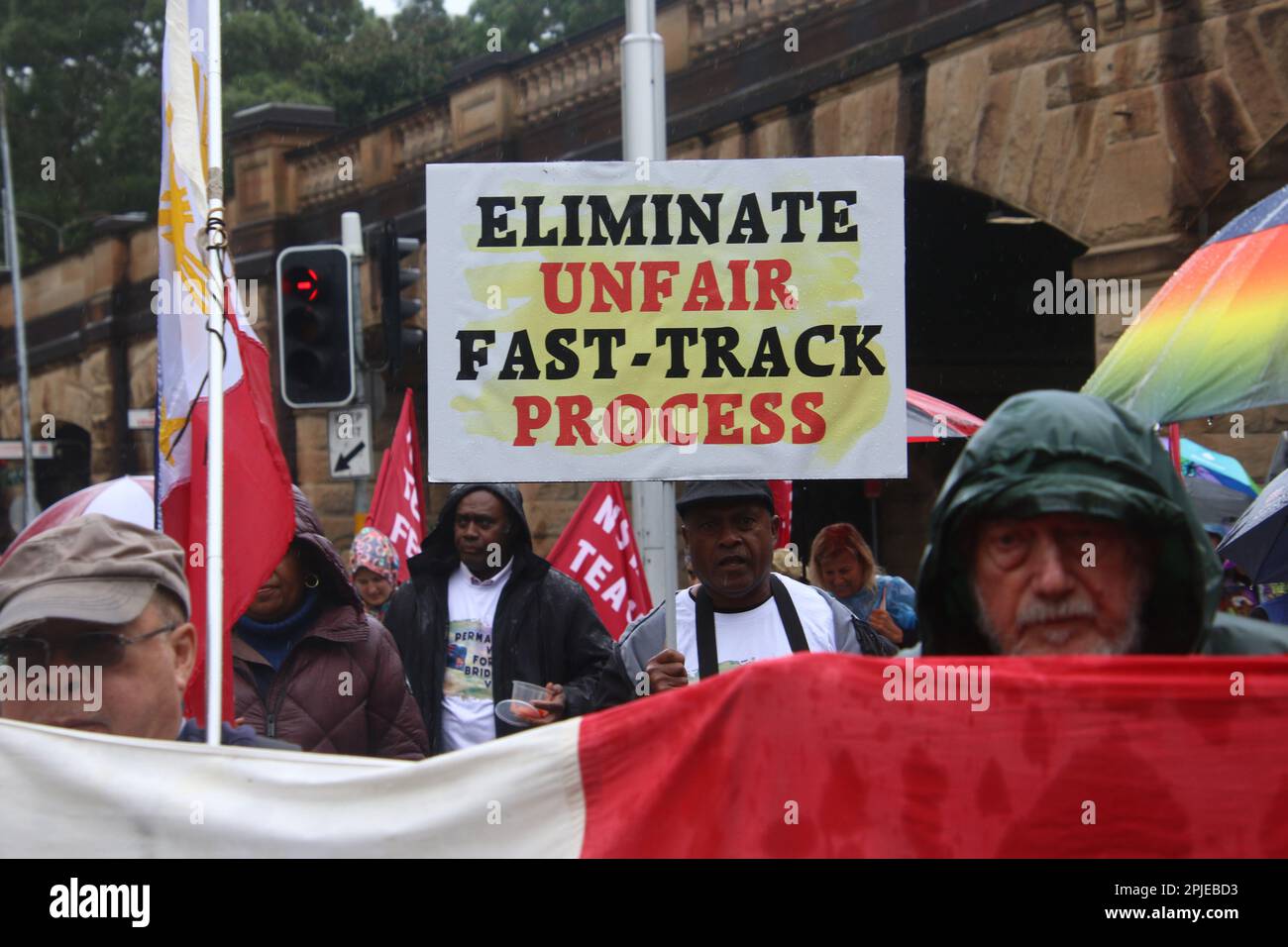 Refugee Rally Sydney, Australia. 2nd April 2023. Protesters took part in the annual ...