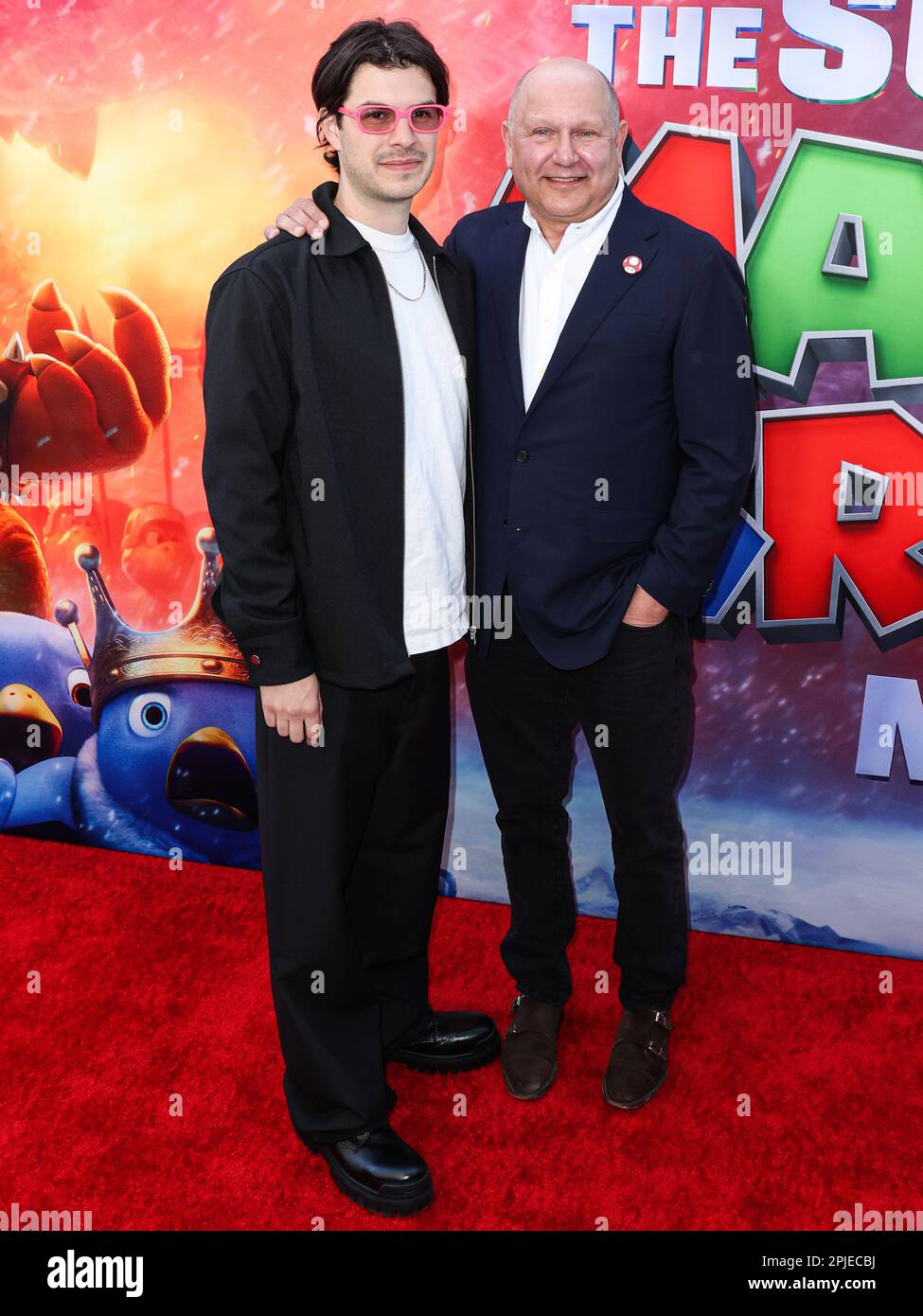 LOS ANGELES, CALIFORNIA, USA - APRIL 01: Chris Meledandri arrives at the Los Angeles Special Screening Of Universal Pictures, Nintendo And Illumination Entertainment's 'The Super Mario Bros. Movie' held at the Regal Cinemas LA Live & 4DX Movie on April 1, 2023 in Los Angeles, California, United States. (Photo by Xavier Collin/Image Press Agency) Stock Photo