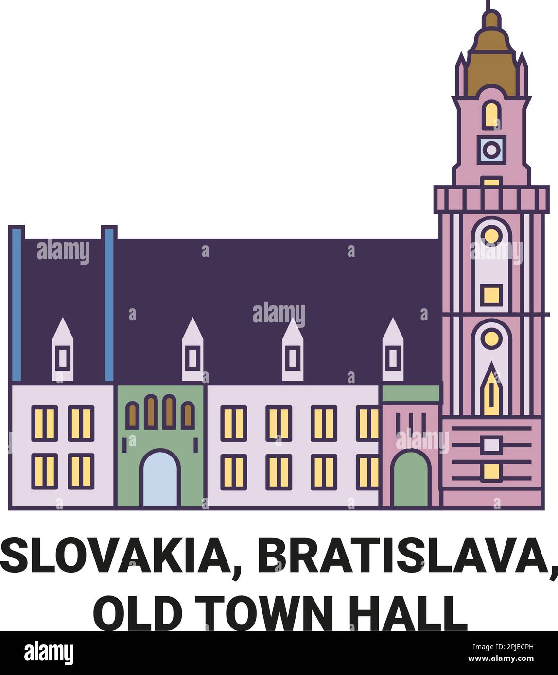 Bratislava old town fountain Cut Out Stock Images & Pictures Alamy