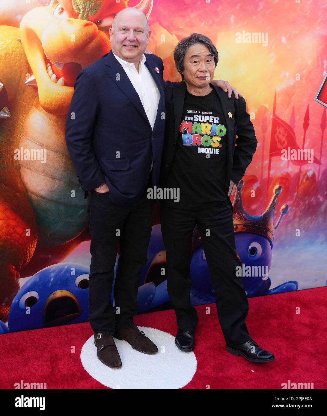 Los Angeles, USA. 01st Apr, 2023. Shigeru Miyamoto arrives at Universal  Pictures' THE SUPER MARIO BROS. MOVIE Special Screening held at the Regal  LA Live in Los Angeles, CA on Saturday, April