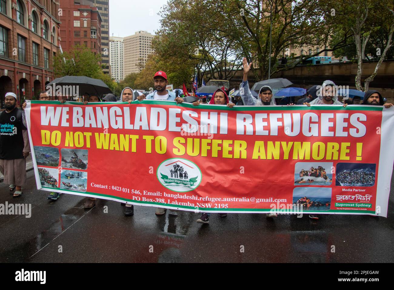 Refugee Rally Sydney, Australia. 2nd April 2023. Protesters took part in the annual ...