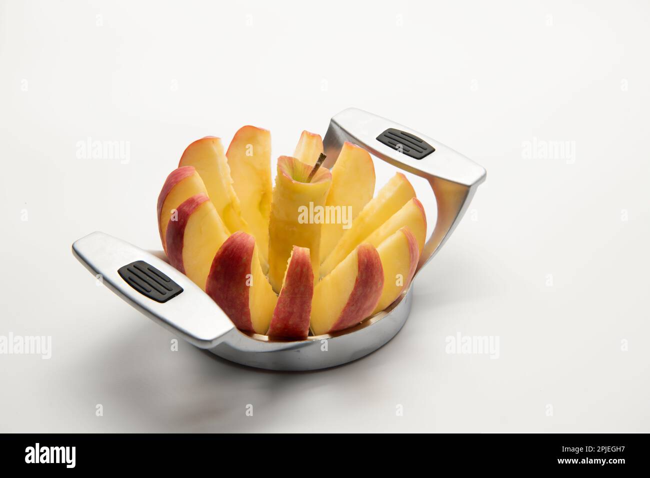 Segmented apple Stock Photo