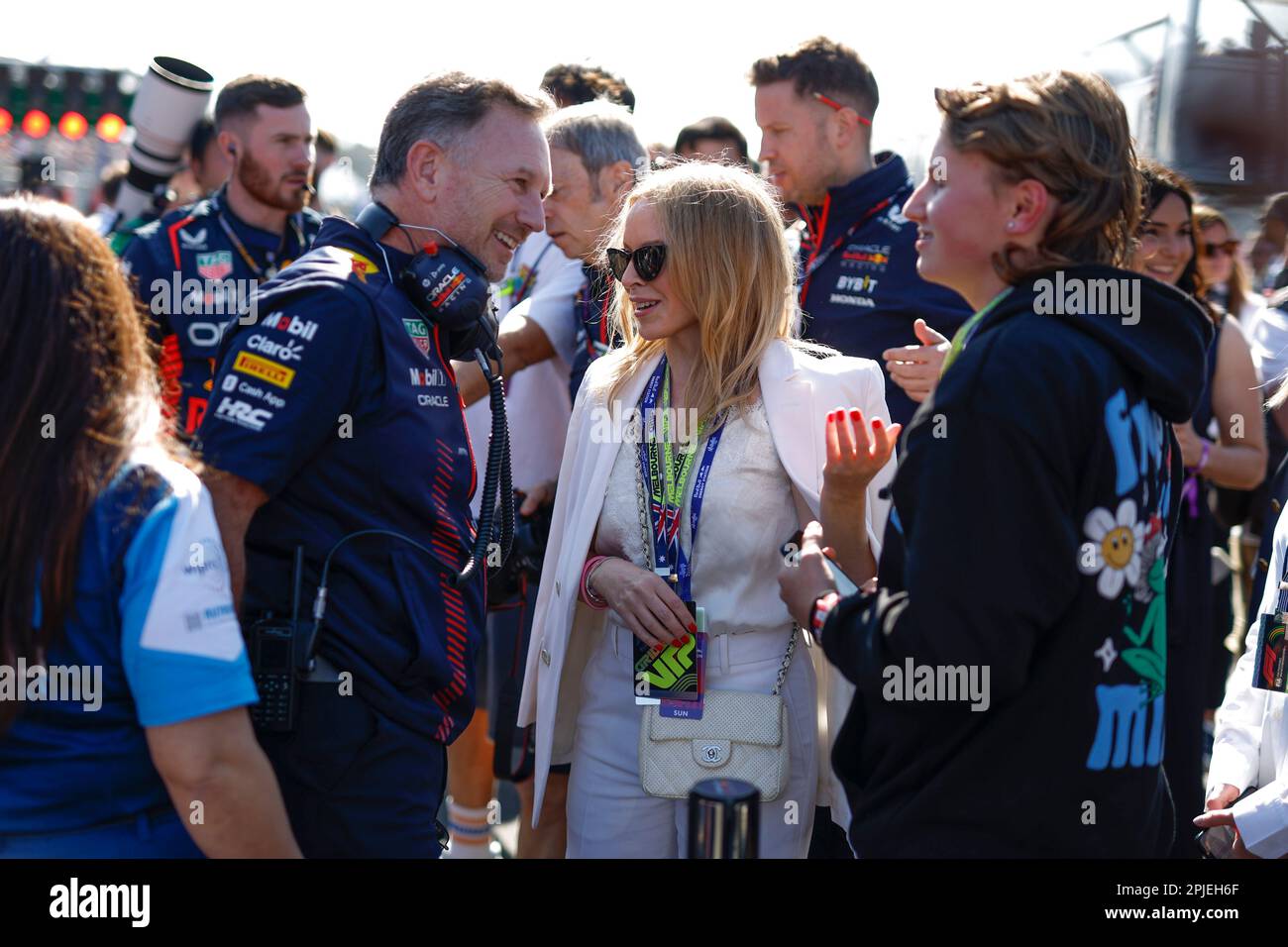 Melbourne, Australia. 2nd Apr, 2023. Christian Horner (GBR, Oracle Red