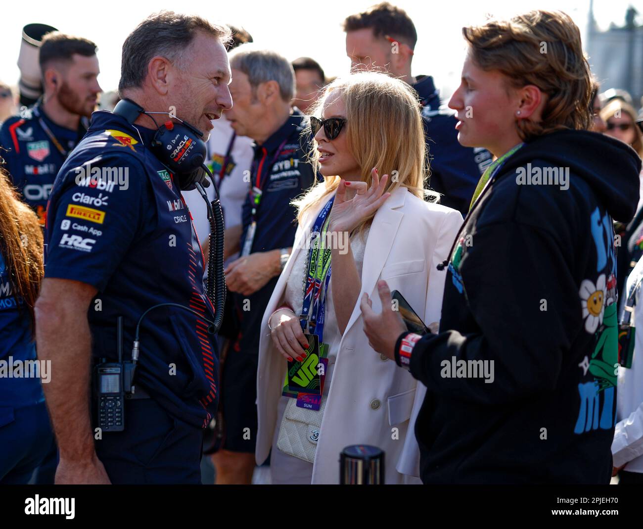 Melbourne, Australia. 2nd Apr, 2023. Christian Horner (GBR, Oracle Red