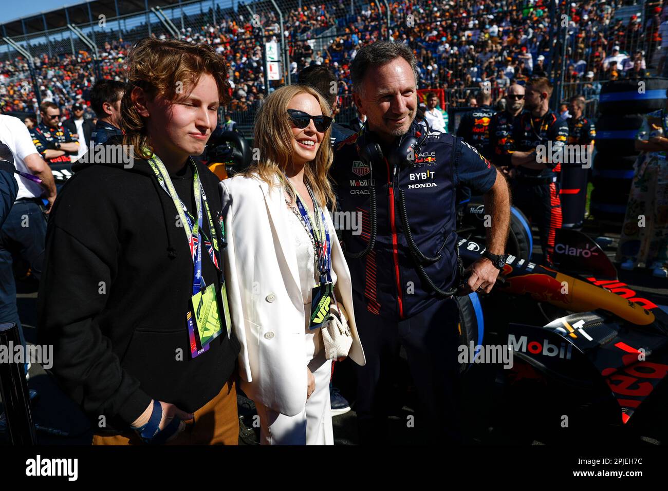 Melbourne, Australia. 2nd Apr, 2023. Kylie Minogue (AUS), Christian