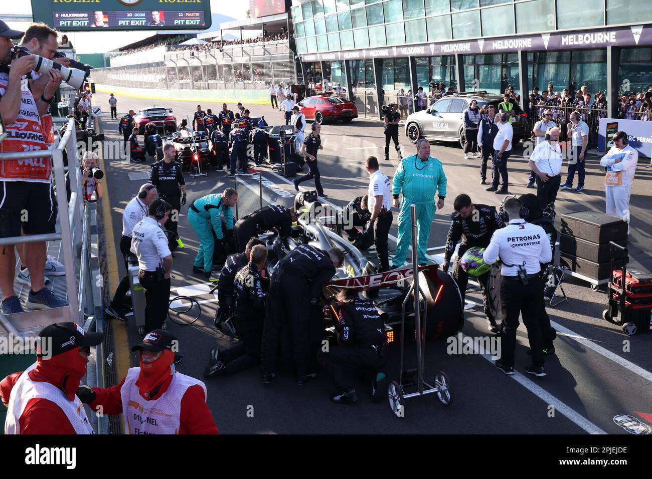 Pitlane during the Formula 1 Rolex Australian Grand Prix 2023 3rd