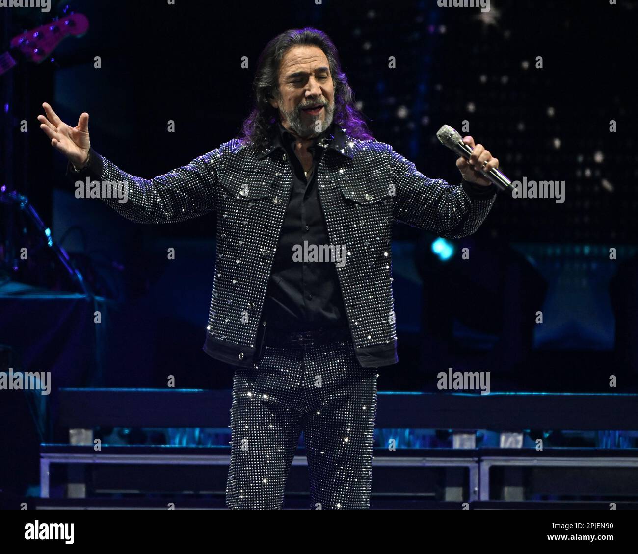Sunrise FL, USA. 01st Apr, 2023. Marco Antonio Solis performs during