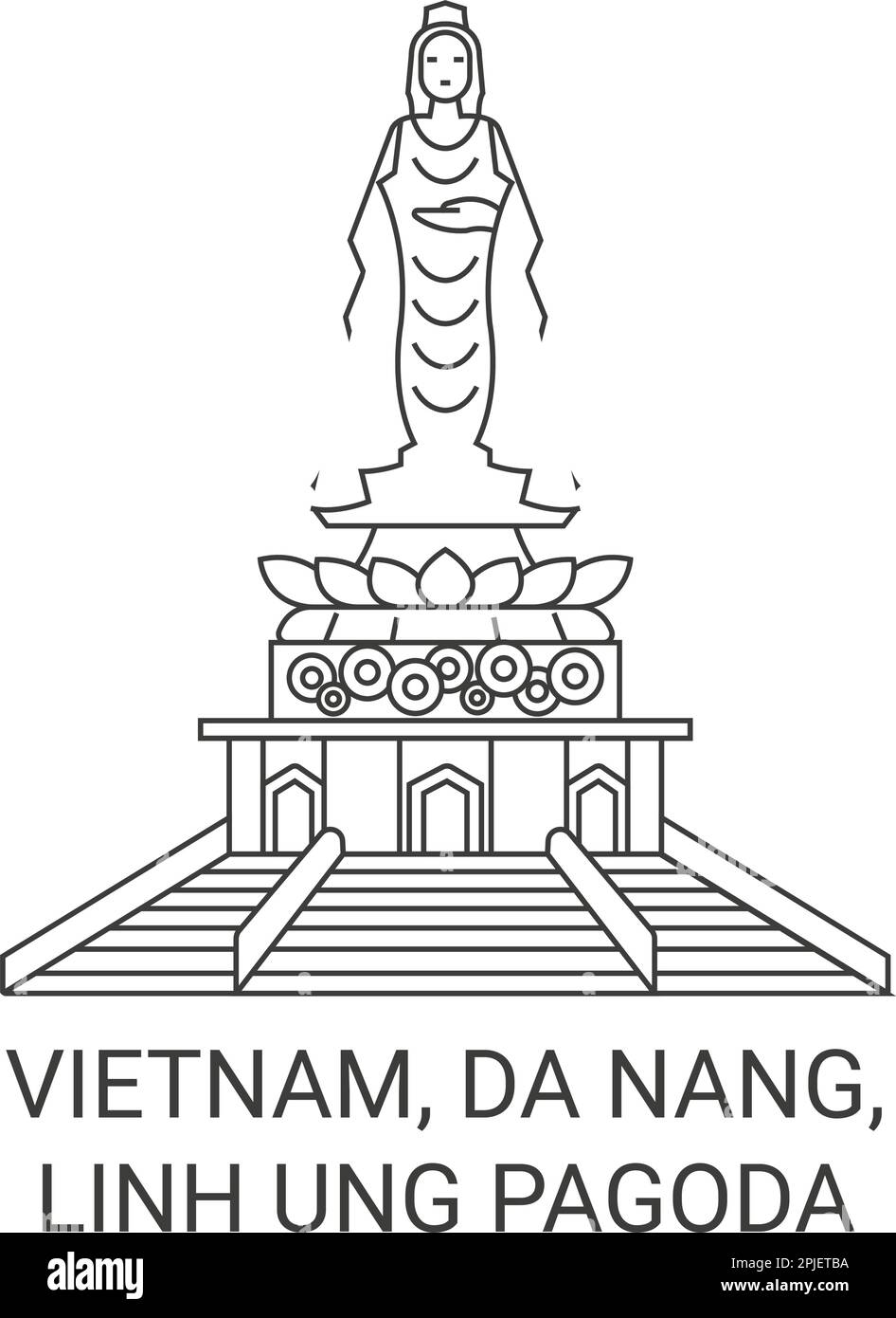 Da nang beach Stock Vector Images Alamy