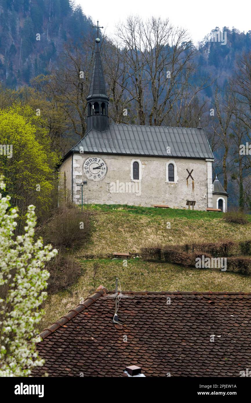 NotreDame du Chateau chapel, SaintLaurent du Pont, Isere, AURA Region