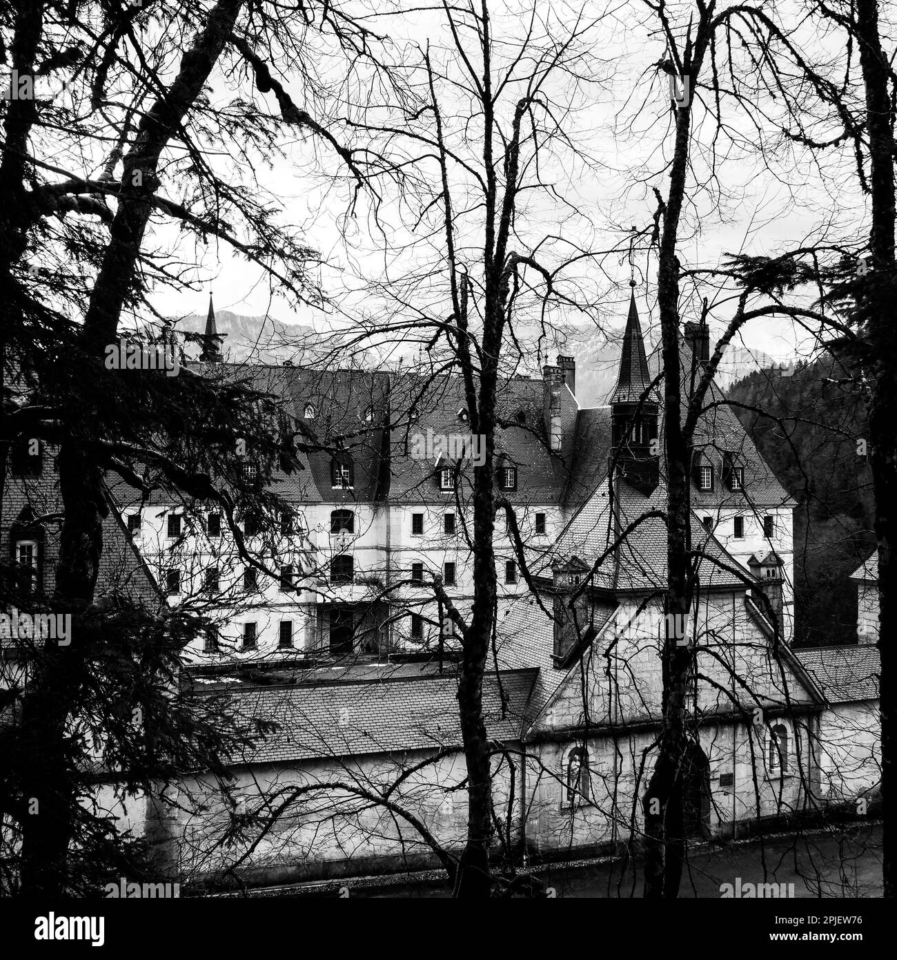 Grande Chartreuse monastery area, Digitally altered view, SaintPierre