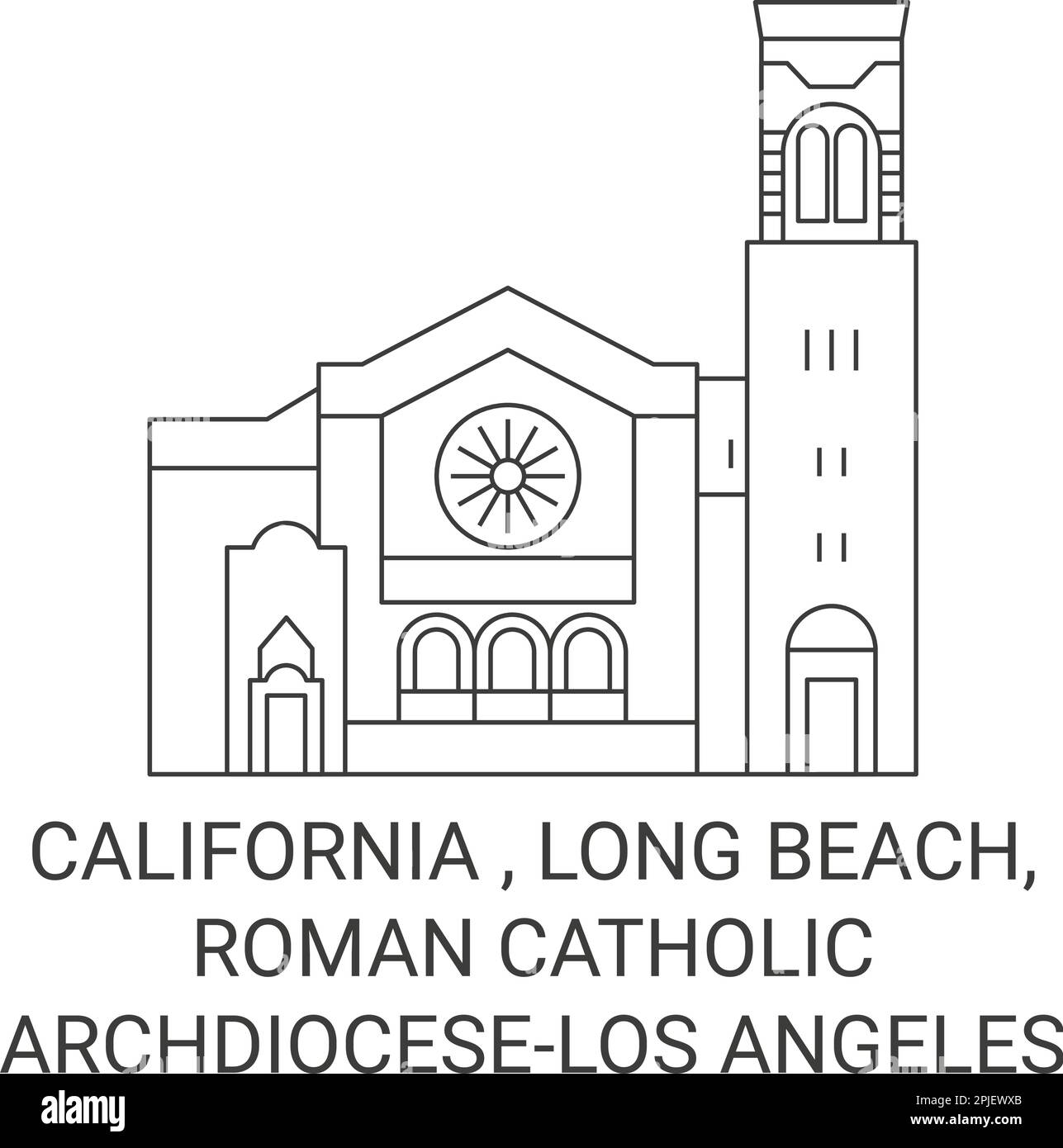 United States, California , Long Beach, Roman Catholic Archdioceselos