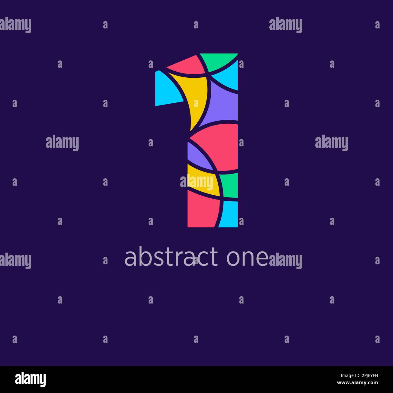 1 numeral Stock Vector Images - Alamy