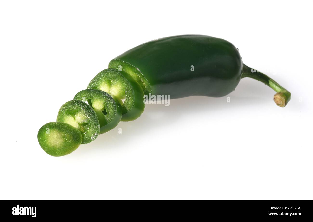 Jalapeño, Peperoni Capsicum Annuum ist eine sehr scharfe ...