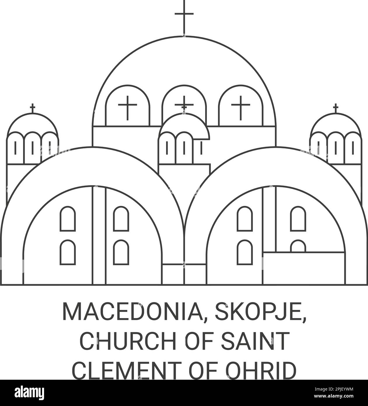 Macedonia, Skopje, Church Of Saint Clement Of Ohrid travel landmark