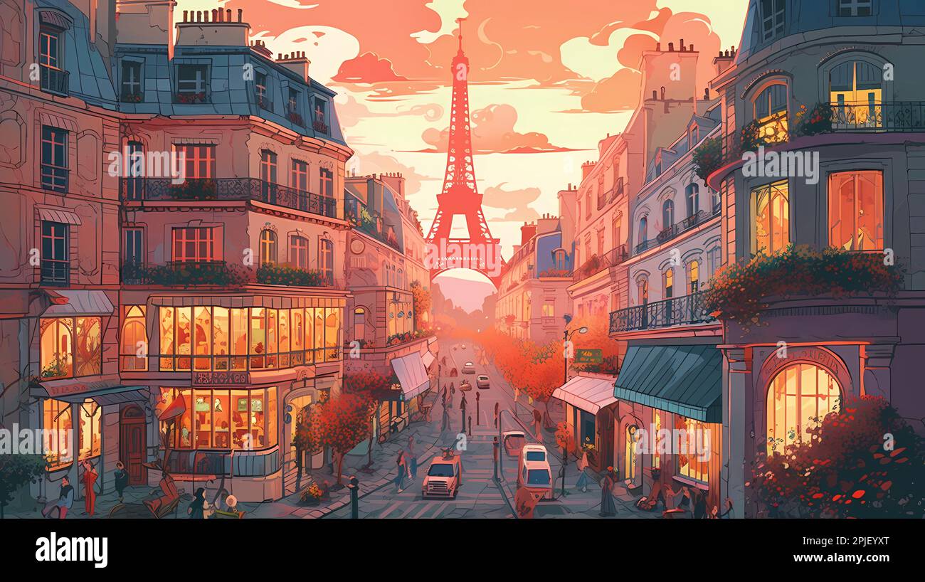 1242x2688px | free download | HD wallpaper: Eiffel Tower, Paris France  illustration, Anime, Your Name., Kimi No Na Wa. | Wallpaper Flare