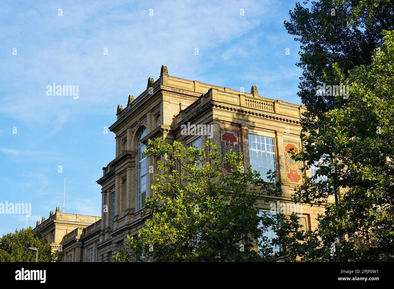The building of the Academy of Art in Düsseldorf/Germany, built from 1875 to 1879. Stock Photo