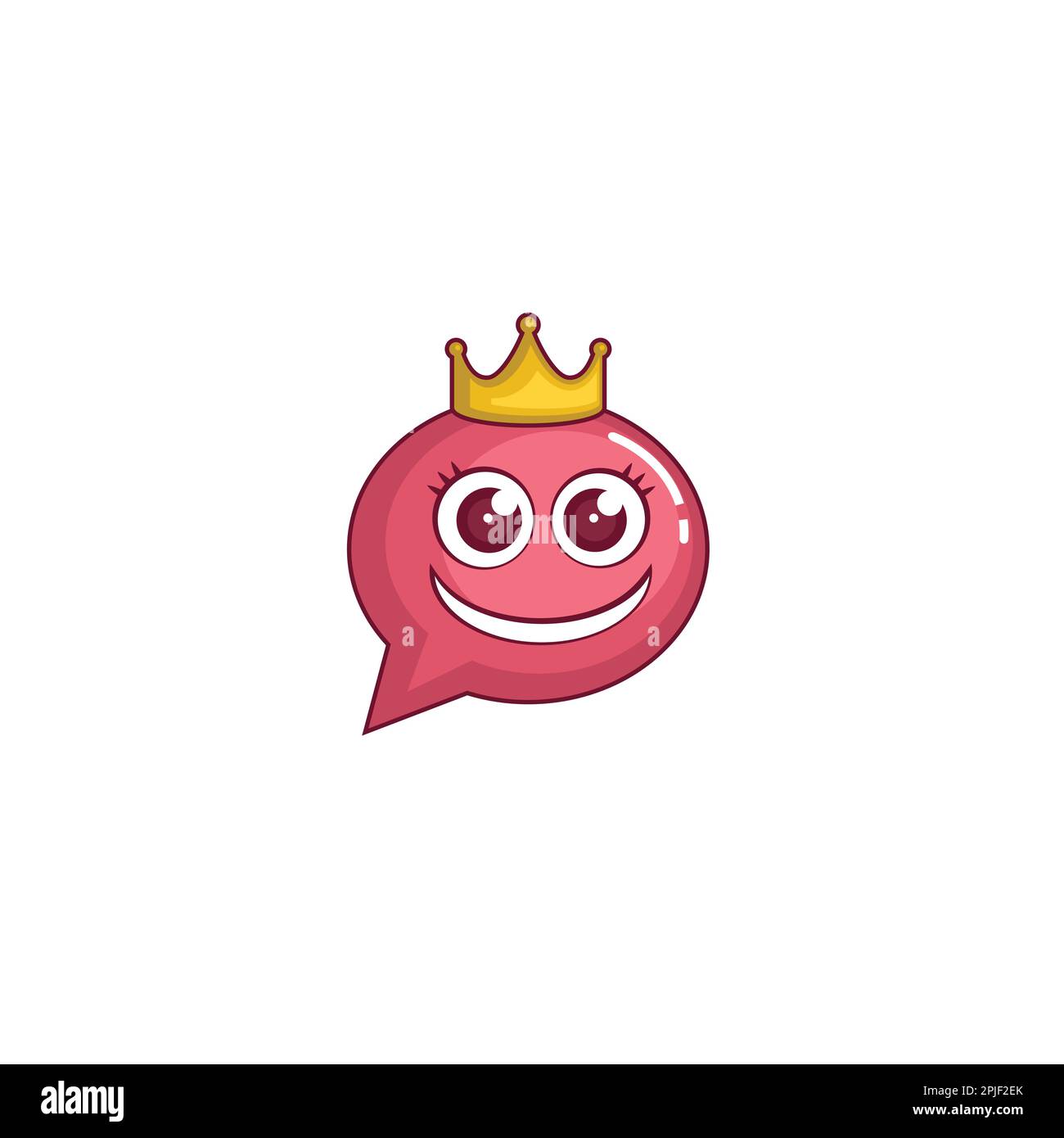 Chat Queen logo or icon design Stock Vector Image & Art - Alamy