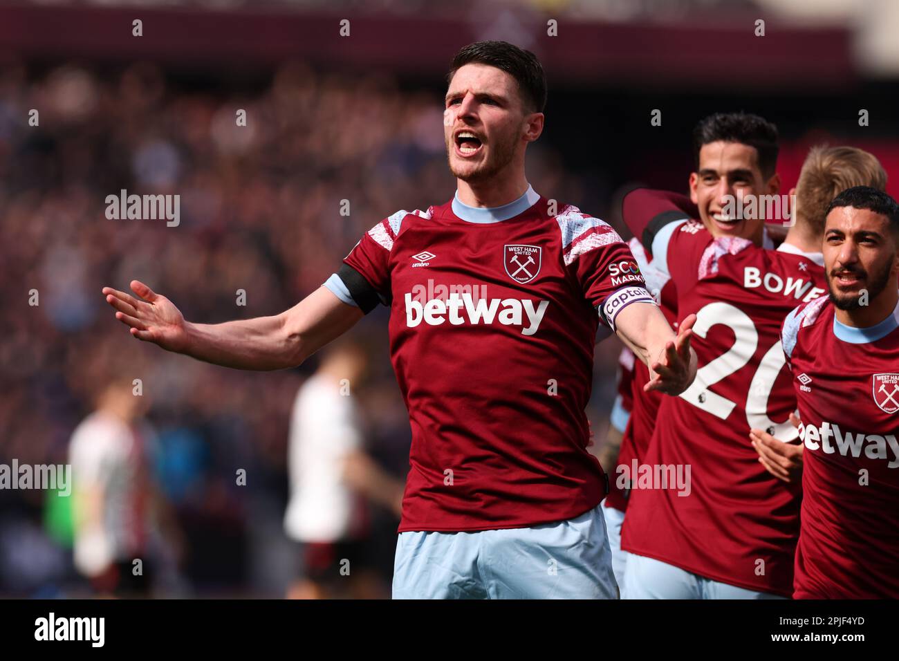 London Stadium, London, UK. 2nd Apr, 2023. Premier League Football ...