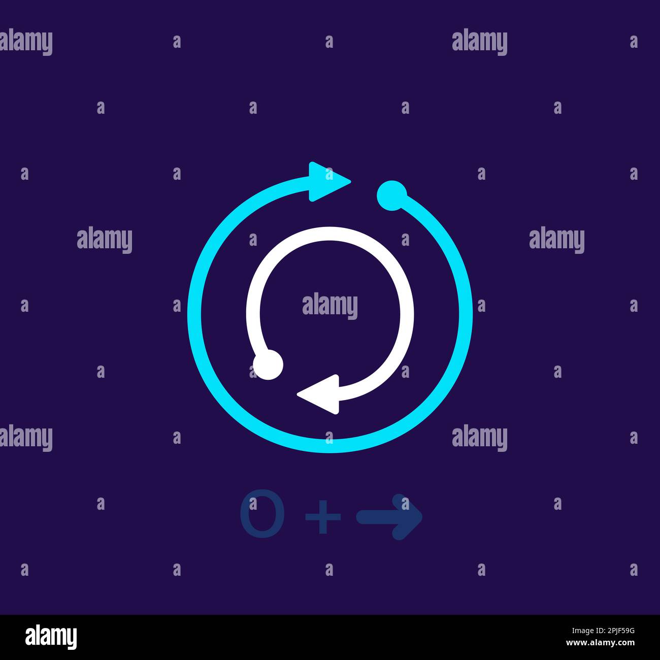 Linear letter O logo. Unique logo. Abstract letter simple rotating ...