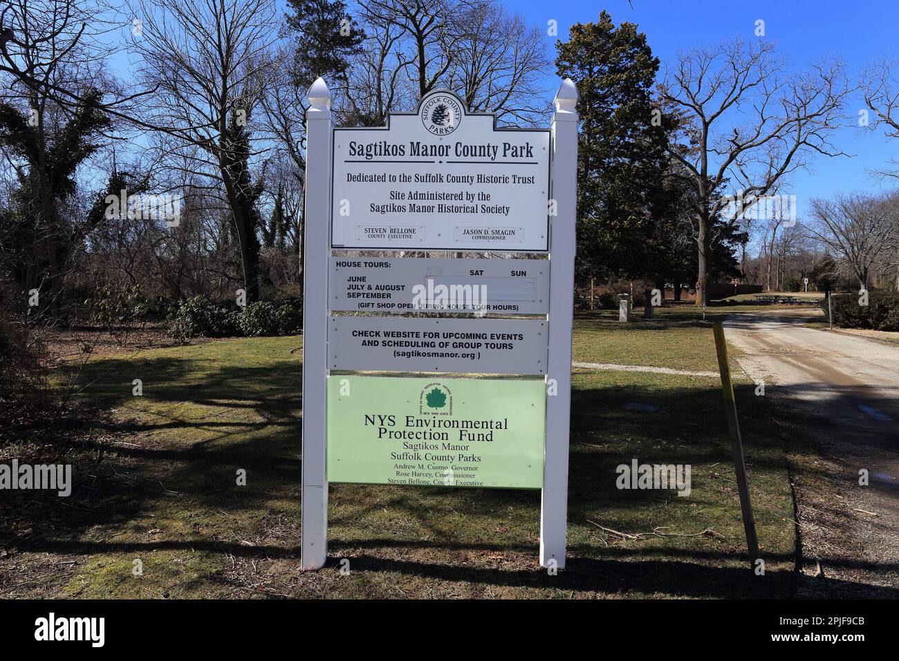 Historic Sagtikos Manor West Bay Shore Long Island New York Stock Photo