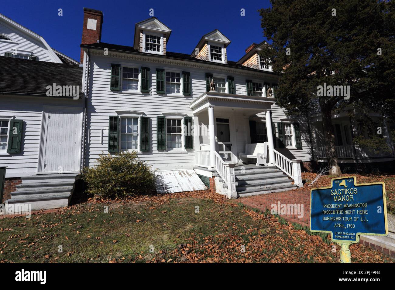 Historic Sagtikos Manor West Bayshore Long Island New York Stock Photo