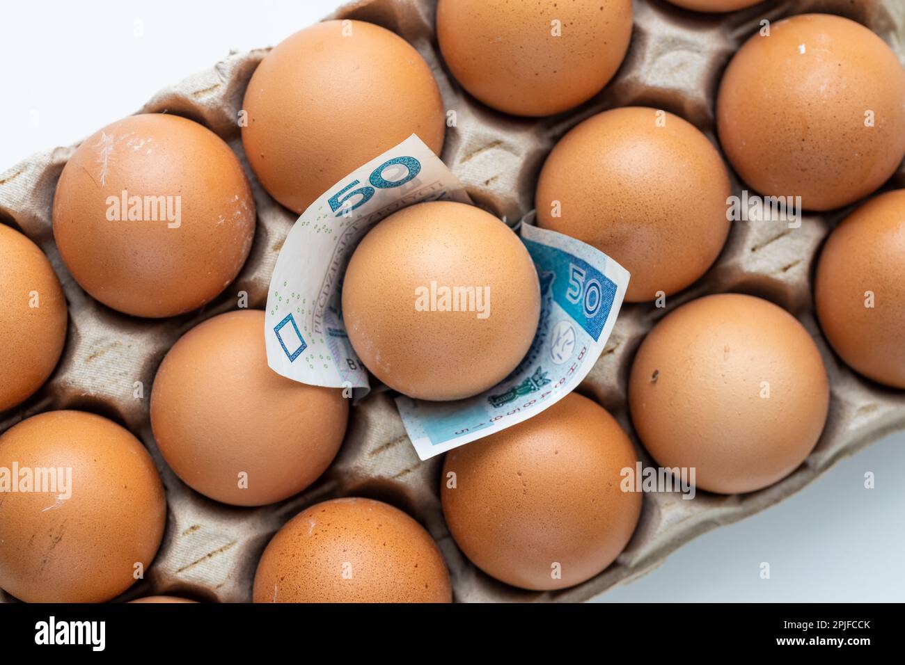Eggs getting more expensive in Poland. The concept of rising inflation