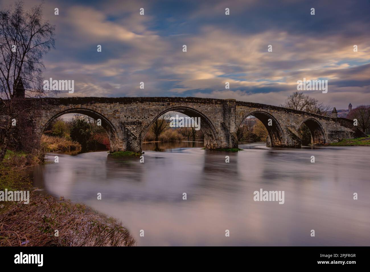 The Old Bridge, Stirling Stock Photo