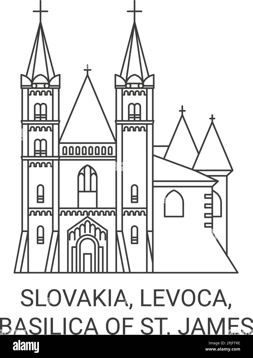 James hall gothic architecture Stock Vector Images Alamy