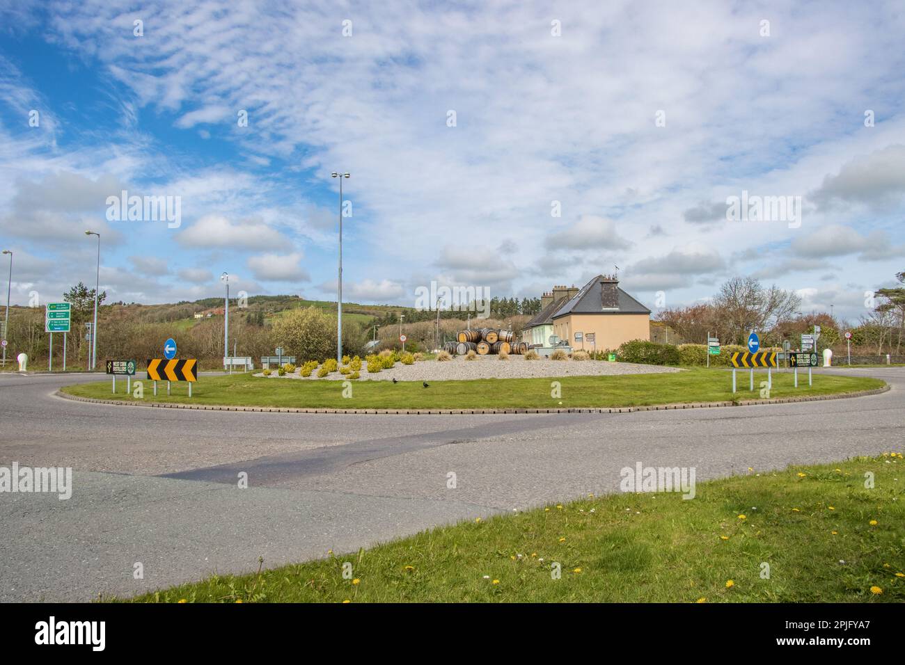 Marsh Road Roundabout, Skibbereen, Co. Cork Stock Photo