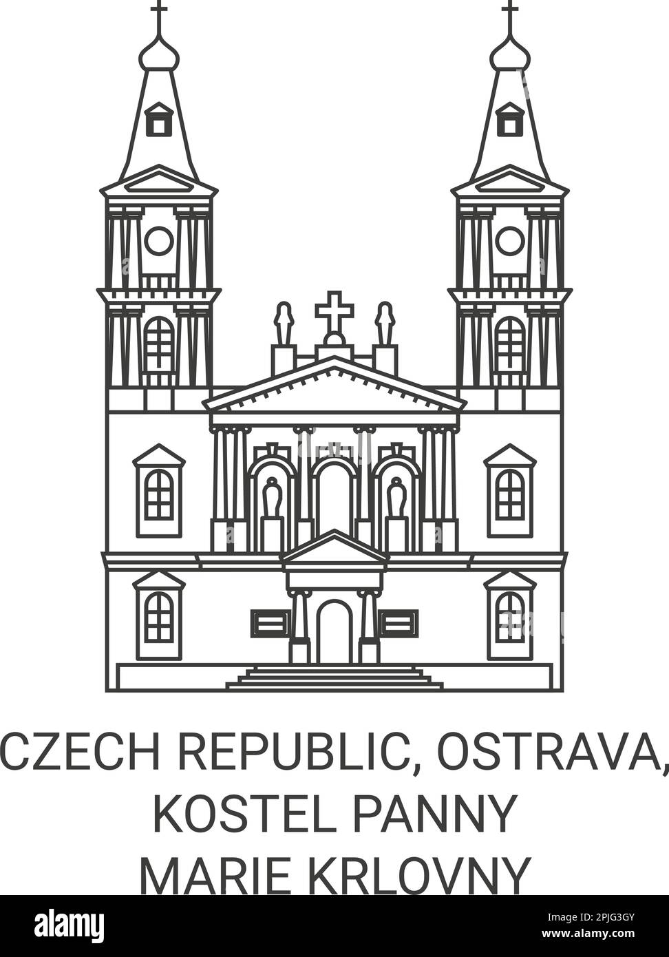 Czech Republic, Ostrava, Kostel Panny Marie Krlovny travel landmark