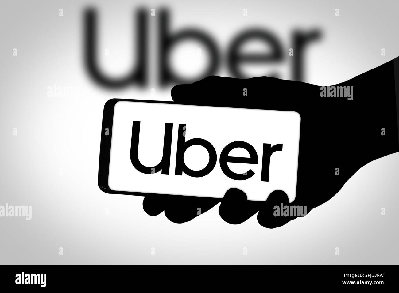 Uber Technologies mobility as a service Stock Photo