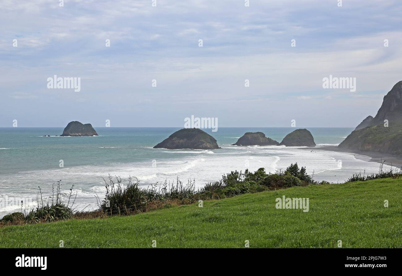 Sugar Loaf Islands - New Zealand Stock Photo - Alamy