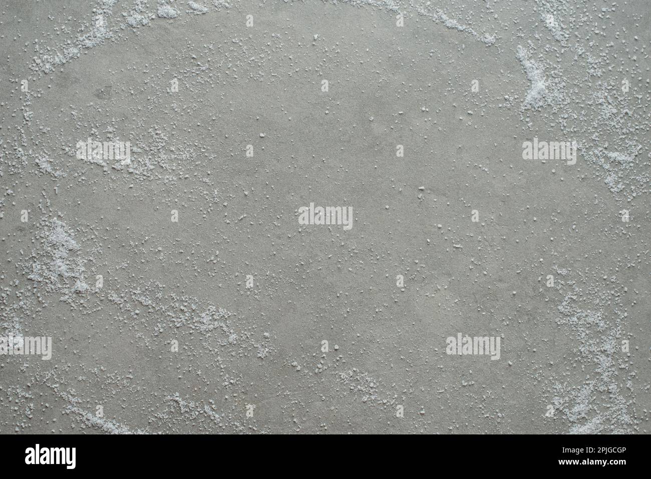 Spices scattered on a gray background, top view Stock Photo