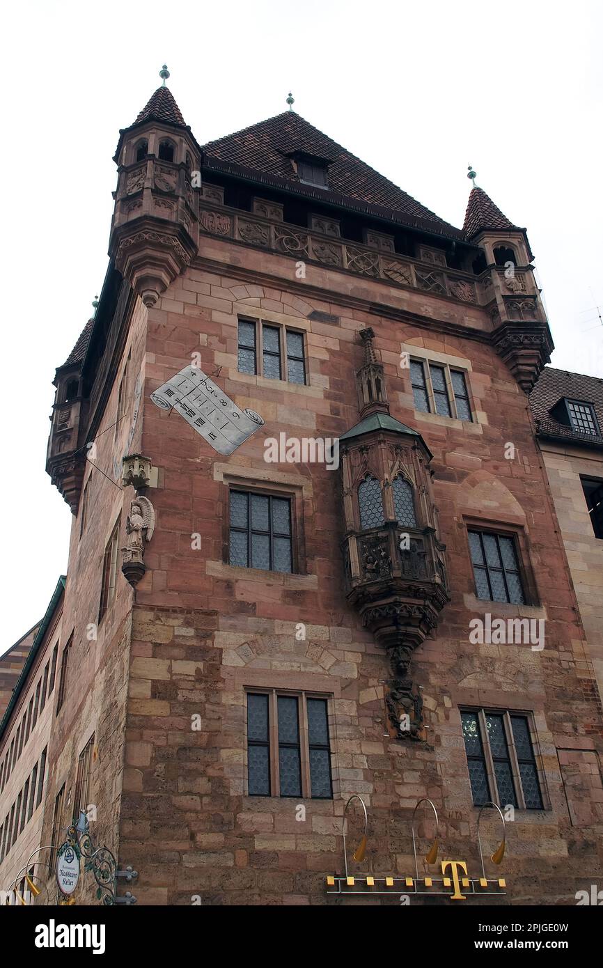Nassauer House, Nuremberg, Nürnberg, Bavaria, Bayern, Germany, Europe Stock Photo Alamy