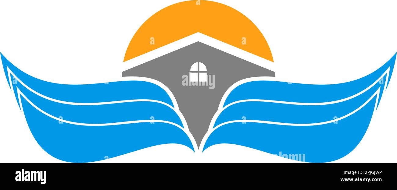 Wing House Vector Logo Stock Vector Image & Art Alamy