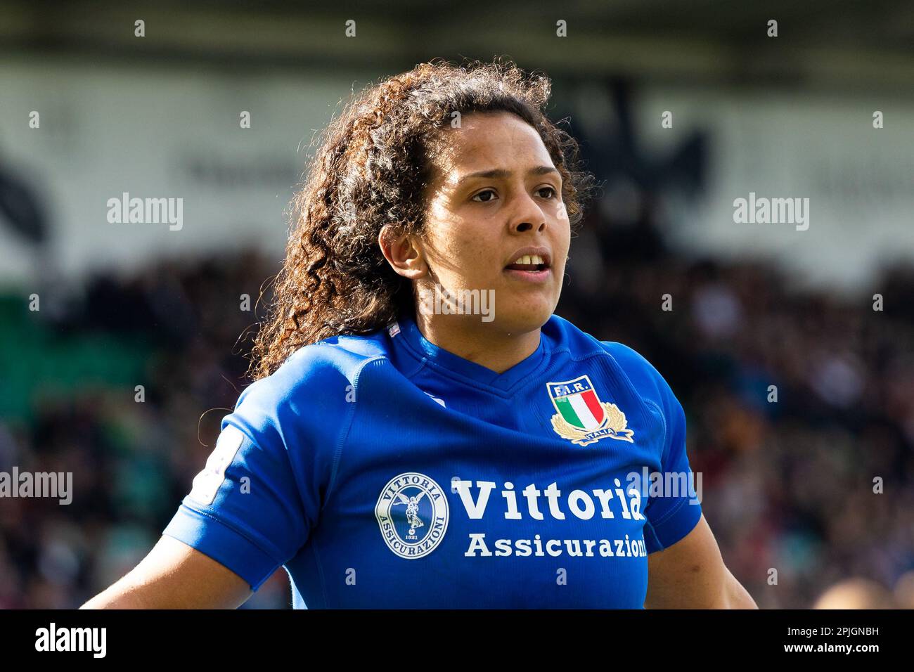 Giada Franco of Italy Women during the TikTok Women’s Six Nations match