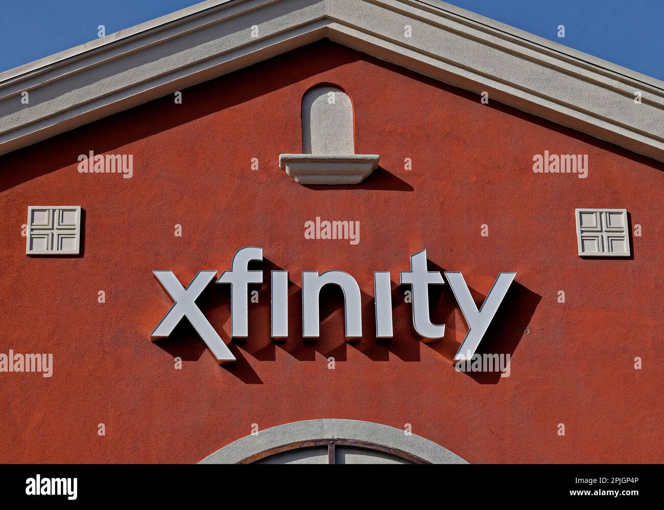 Xfinity store sign in Union Landing, California Stock Photo