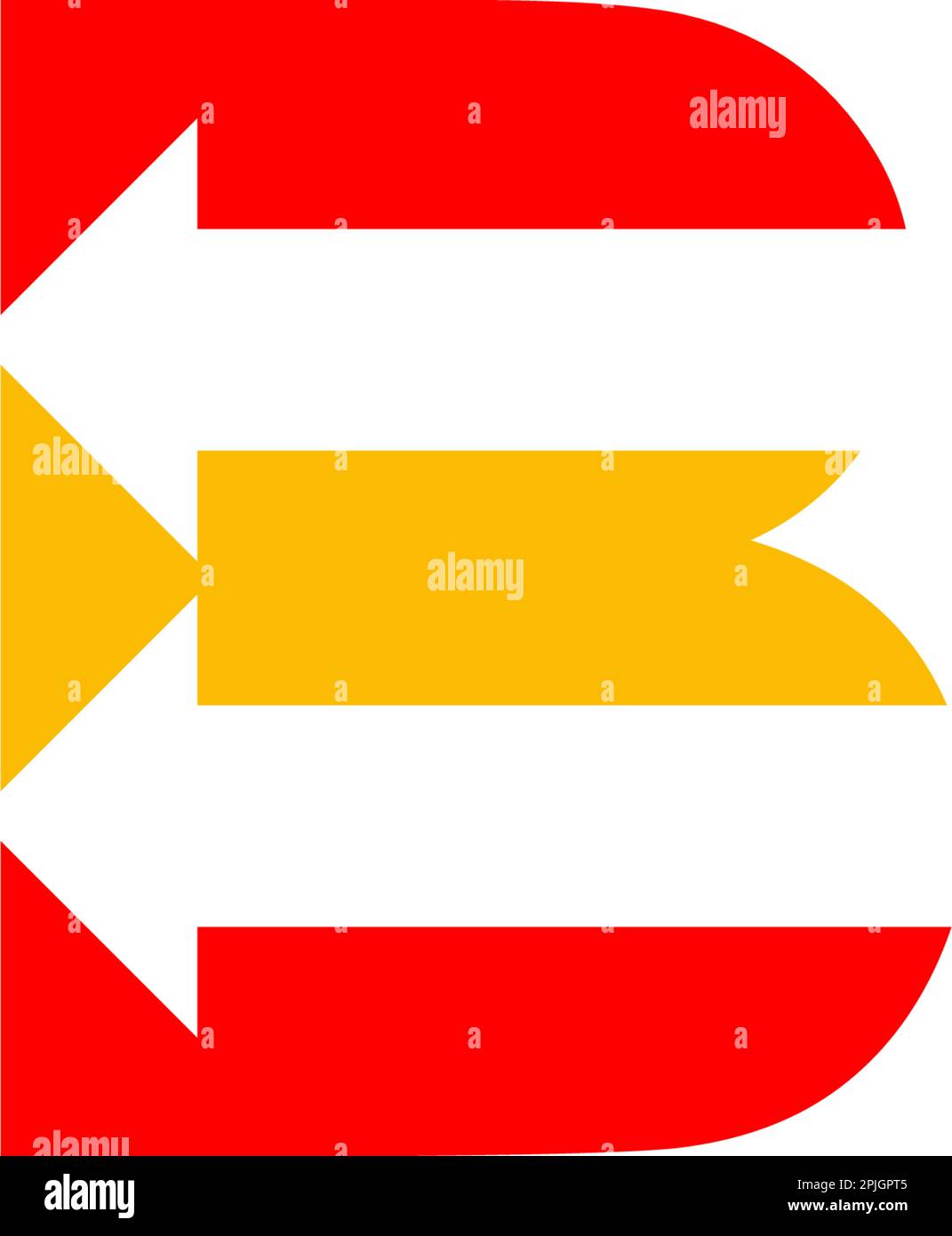 Initial letter B with arrow logo design Stock Vector Image & Art - Alamy