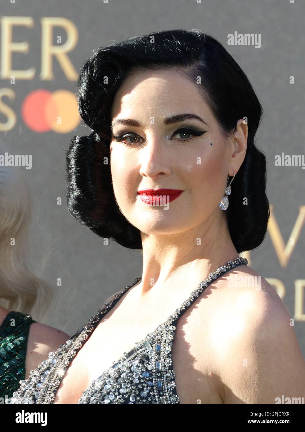 Dita Von Teese, Olivier Awards 2023, Royal Albert Hall, London, UK, 02