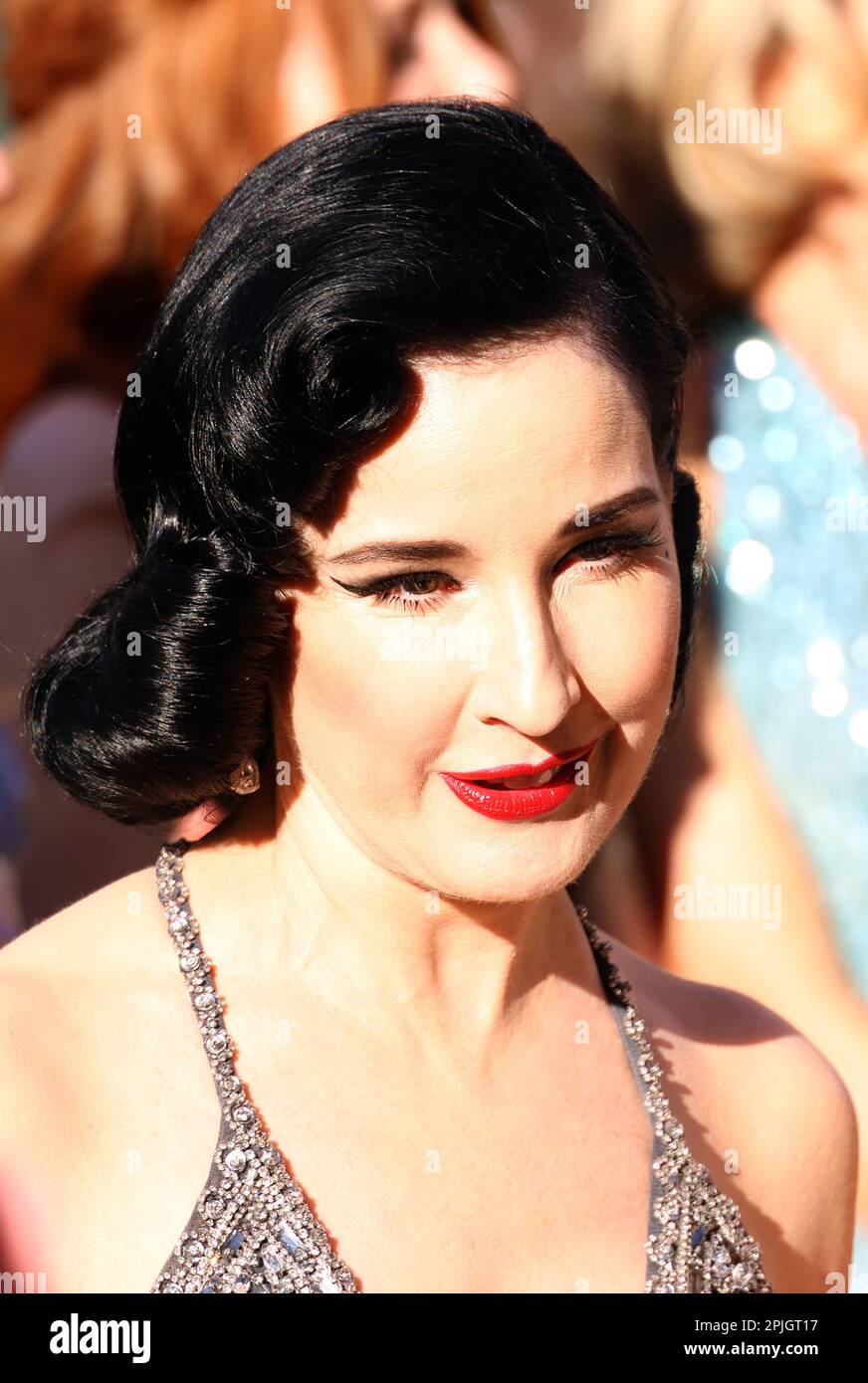 Dita Von Teese, Olivier Awards 2023, Royal Albert Hall, London, UK, 02